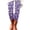 Purple, variant on Christmas Leggings for Women Elastic High Waist Festive Snowflake Print Holiday Tights Pants Workout Yoga Pants
