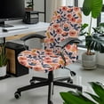 thumbnail image 2 of HELLHERO Sea Turtle Print Office Chiar Cover, Protective Stretch Office Chair Cushion Backrest Cover for Rotating Desk Slipcover Easy Install, Blue, 2 of 7