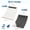 Color: Dark Gray | Size: 350cm, variant on Luxury Quilted Hammock, Integrated Pillow & Premium Pad, Space-Saving Foldable Design, For Year-Round Outdoor Enjoyment
