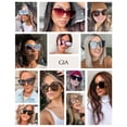 thumbnail image 4 of Anteojos de Sol DIFF Gia Espresso Tortoise Oversized Square para Mujer, 4 of 9