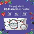 thumbnail image 3 of Yogurt griego Chobani Zero Sugar sabor frutos rojos 4 pack de 150 g c/u, 3 of 4