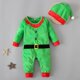 thumbnail image 5 of Recién llegado 2024, traje navideño para bebé, mameluco de Papá Noel para bebé, disfraz de elfo de Papá Noel para recién nacido, 5 of 5