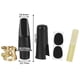thumbnail image 1 of De Boquilla De Saxofón + Clip + Tapa De Clip + Caña + Almohadilla Dental Para Accesorios De Instrumentos Musicales De Saxofón 5 Uds Yuarrent OD008553-00, 1 of 7