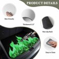 thumbnail image 3 of Universal Car Trunk Mat 29"x39", Abstract Green Flame Waterproof Cargo Liner, Non-Slip Durability Cargo Mat, Flickering Fire Pattern Black All Weather Rear Trunk Protector for Car SUV, 3 of 9