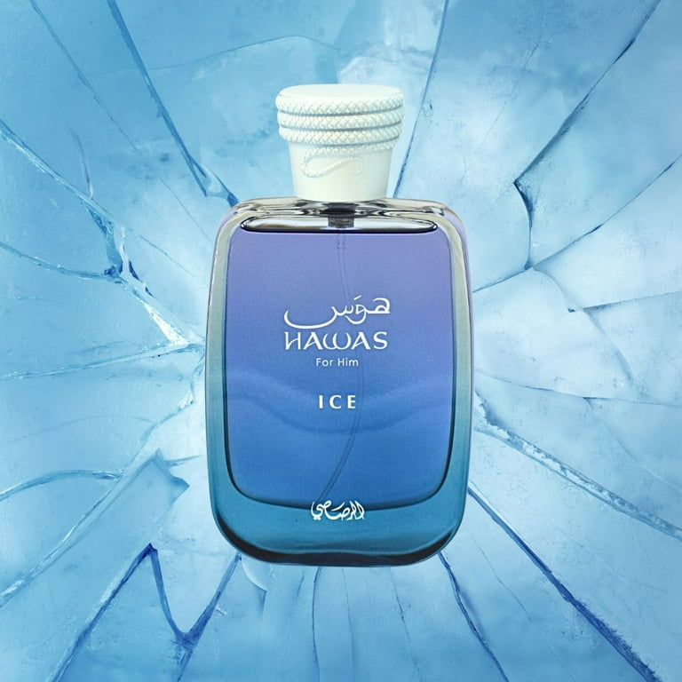 Hawas Ice EDP 100ML (3.4 OZ) By RASASI | Long Lasting, Exquisite