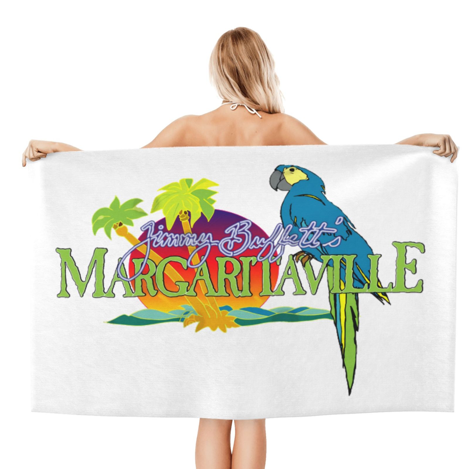 Jimmy Buffett Margaritaville Bath Towel Washcloths Beach Towel Quick Dry Towel Microfiber Absorbent Bath Towel 32x52 In