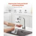 thumbnail image 4 of White Faucet Mount Water Filter – Kitchen Sink Water Purifier with 3-Stage Filtration, High Flow Rate, 4 of 11