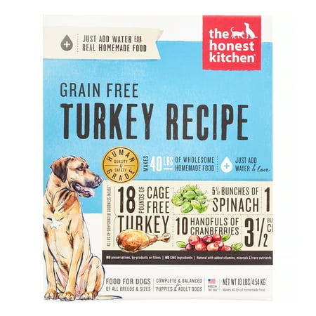 UPC: 0183413000109 | The Honest Kitchen Embark: Natural Human Grade Dehydrated Dog Food  Grain Free Turkey  10 lbs (Makes 40 lbs)