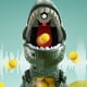 thumbnail image 3 of Juguetes de tiro de dinosaurios 3 modos de juego emocionantes con pistola de bomba de aire para niños, 3 of 8