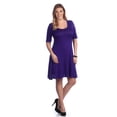 thumbnail image 2 of Women's Plus Elbow-Sleeve Dress, 2 of 5
