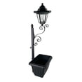 thumbnail image 2 of Solar Powered Outdoor Ironwork Pergola Shaped Ground Plug Hexagonal Street Lamp Outdoor Decorative Lamp, 2 of 8