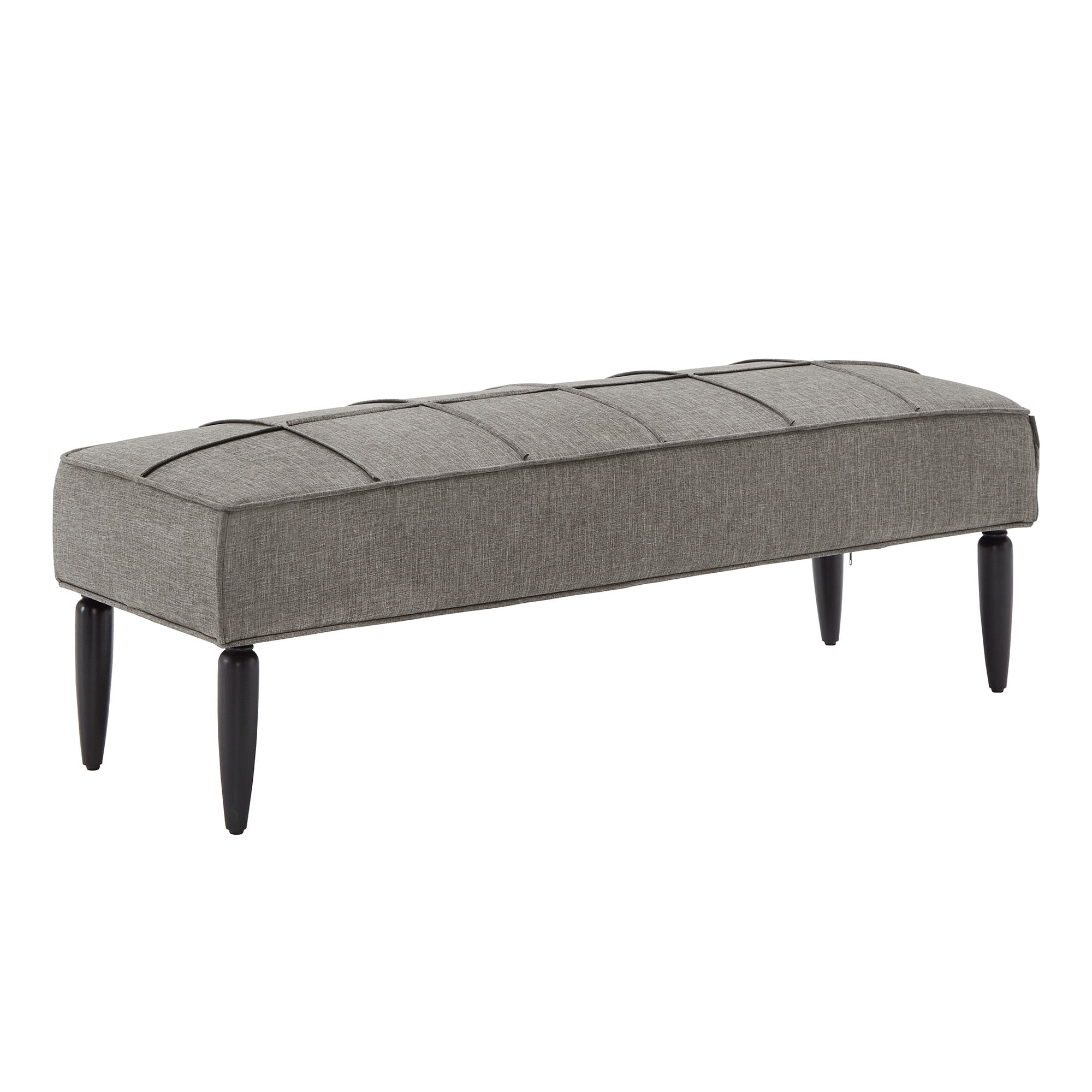 Weston Home Marcel Upholstered Bench, Gray