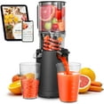 thumbnail image 1 of Aobosi Extracteur à Froid, Goulotte d'Alimentation de 5,2 Pouces Auto-Alimentation pour Fonctionnement Mains Libres, Machine à Jus Compatible avec Fruits et Légumes Entiers, Extracteur à Mastication Lente pour Plus de Jus, Moins de Pulpe, Triple Filtre, 1 of 8