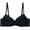 Black Iris, variant on Women's Laser cut Push Up Bra with underwire, Sizes 32B to 40C