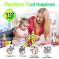 thumbnail image 3 of Baldosas magnéticas Building Blocks Contixo ST4, 112 unidades para niños de 4 a 8 años, 3 of 8