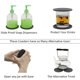 thumbnail image 2 of Un juego de posavasos de silicona gris de 8 piezas para proteger la superficie de posavasos de madera, vidrio o mármol., 2 of 6