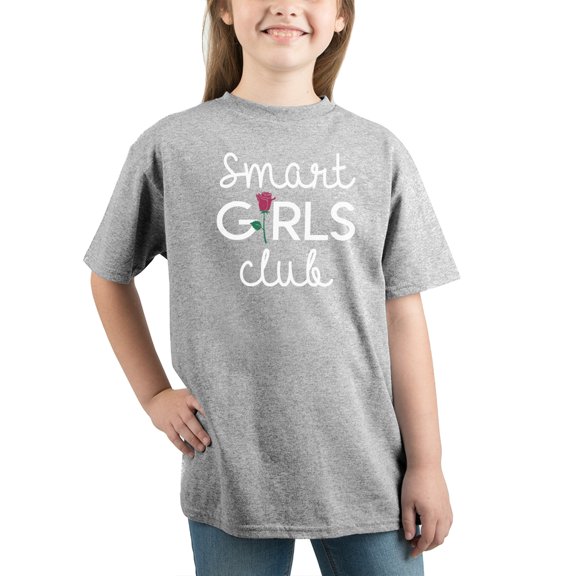Smart Youth Girls Club Graphic Tee Girls Shirt-Medium