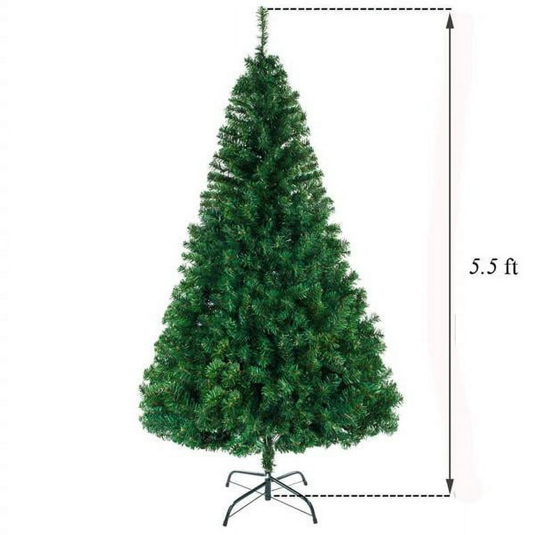 Christmas Tree 7Ft 1350 Branch Flocking Spray White Tree Plus Pine Cone  (Yj) 