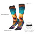 thumbnail image 4 of Xecao Colorful Textured Chihuahua Print Compression Socks for Both Men And Women for Running, Travel, Flight, Nurse, 4 of 6