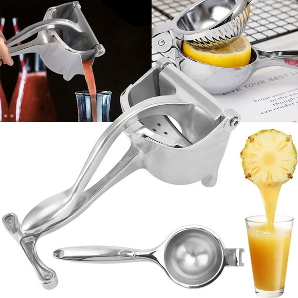 Lemon Squeezer Citrus Juicer- Manual Stainless-Steel Hand-Held Press
