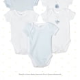 thumbnail image 3 of Spasilk Unisex-Baby Newborn Short Sleeve Lap Shoulder Bodysuits, 7 piece - Blue Bodysuits, 3 of 8
