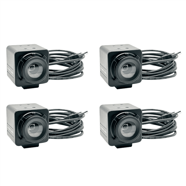 4X Cámara Web USB Industrial 4K para PC y Portátiles Cámara USB con Enfoque Automático de 8 MP Sensor IMX179 OTG UVC Conectar y Usar