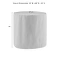 thumbnail image 4 of Crosley Furniture 3PC Vinyl Outdoor Bistro Furniture Cover Set in Gray, 4 of 10
