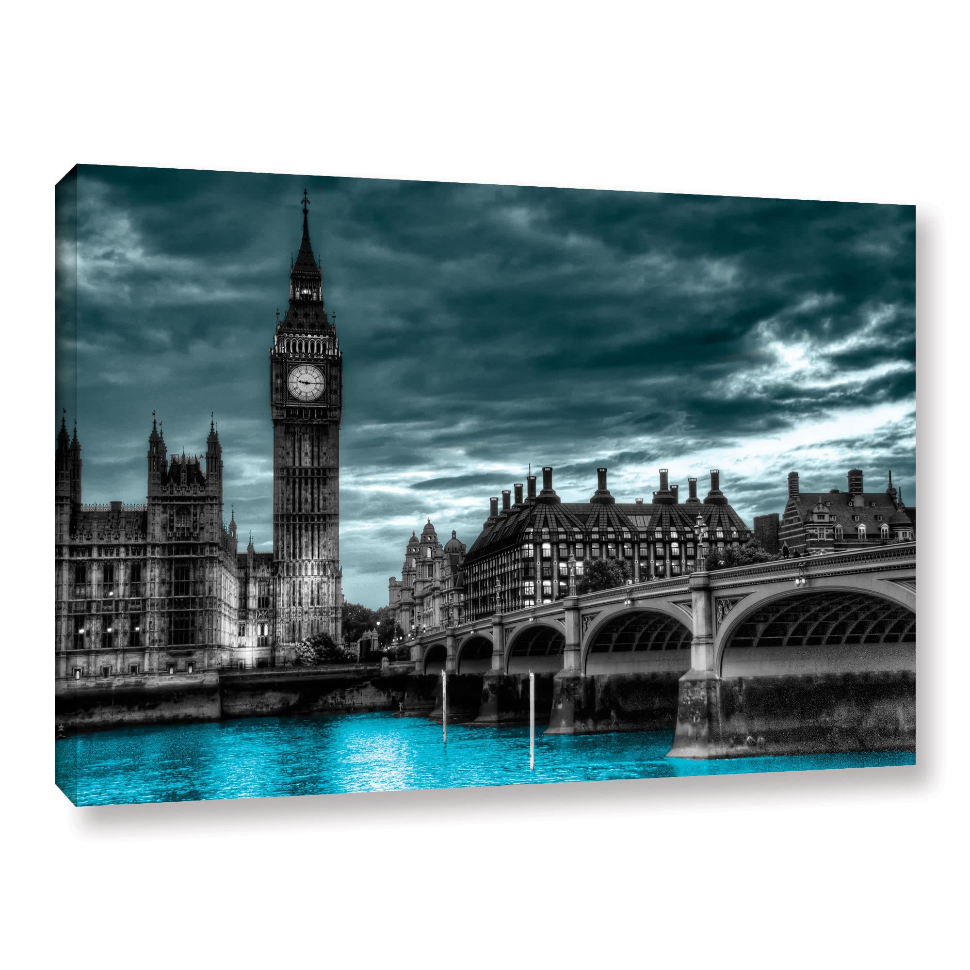 ArtWall Revolver Ocelot "London" Gallery-Wrapped Canvas