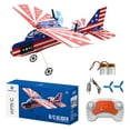 thumbnail image 3 of Bruce&Shark RC Plane, Remote Control Airplane Toy, 2.4GHZ RC Airplane RC Glider with Lights, KF800 Remote Control Airplanes Foam RC Fighter Airlane Jet for Adults Kids, 3 of 17