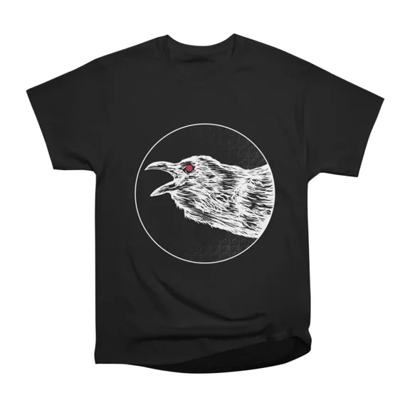The Omen CrimsonEyed Raven T-Shirt Tee Gift For Him Merch For Her Apparel For Friend