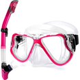thumbnail image 1 of Greatever Dry Snorkel Set,Panoramic Wide View,Anti-Fog Scuba Diving Mask,Professional Snorkeling Gear, 1 of 5