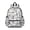 Basketball and Text, variant on Basketball and Hoop White Pattern Backpack for School, Cute School Bag with Adjustable Shoulder Straps and Padded Back, 13.4"x11"x4.7"
