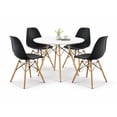 thumbnail image 1 of Set de comedor Oslo 80 Mundo In - Mesa blanca y 4 Sillas Eames negras Mundo In Minimalista, 1 of 10