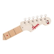 Fender Squier x Hello Kitty White Stratocaster Guitar with Humbucking Pickup and Volume Control