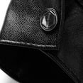 thumbnail image 5 of Men's Casual Leather Jacket Lapel Design Stylish Versatile Outerwear For Everyday Wear, 5 of 9