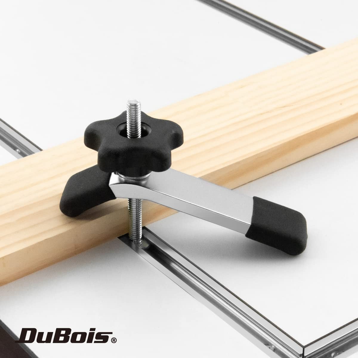 DUBOIS 51018 T-Track Hold Down Clamp, 5-1/2” L x 1-1/8” W, 4 Pack, T Track Clamps for Woodworking