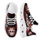 thumbnail image 1 of Zapatillas de deporte con estampado floral de azúcar para mujer, zapatos informales de plataforma, zapatillas de moda con cordones y suela gruesa., 1 of 6