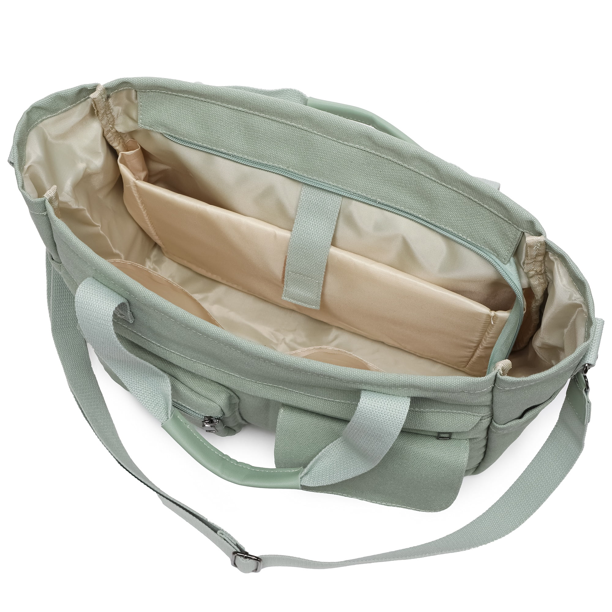 2pcs/set Large Canvas Tote Bag for Women, Laptop Work Bags Crossbody Shoulder Hobo Messenger Handbag Purse Travel Gym Totes
