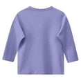 thumbnail image 4 of Baby Days YLSDY Going Out Tops for Girls,Kids Casual Long Sleeve Solid Blouses Button Down Shirts Henley Neck Dressy Tunics Tops Purple 4 Years, 4 of 6
