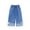 02-Blue, variant on Auroural Toddler Girl Pants 6T Girls' Straight Leg Jeans Fashionable And Loose Women's Treasure Wide Leg Pants Children's Pants Blue 6 Years