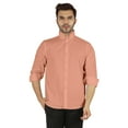 thumbnail image 1 of Bestman Formal Front Button Placket Solid Shirts For Mens Long Sleeve Regular Fit Shirt, 1 of 7