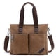 thumbnail image 1 of Bolsos de lona simples Maletines portátiles Bolsas de mensajero de hombro, 1 of 4