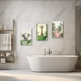 thumbnail image 3 of Hieng Kids Bathroom Wall Art Animal Bathroom Decor Funny Bathroom Posters Animals in the Bathtub Pictures Tropical Jungle Bath Wall Decor (Framed canvas), 3 of 6