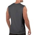 thumbnail image 4 of Muscle Tank Tops For Men Qiggri Men Summertime Solid Color Casual Sleeveless Exercise Waistcoat Top Summer Shirts, 4 of 7