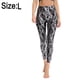 thumbnail image 2 of Leggings con estampado de cintura alta para mujer Pantalones de yoga con estampado de serpiente de cuerpo entero - Negro, 2 of 6