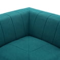 thumbnail image 6 of Sofa Corner Chair, Fabric, Teal Blue, Modern Contemporary Urban Design, Living Lounge Room Hotel Lobby Hospitality, 6 of 7