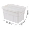 thumbnail image 5 of Mingyiq Versatile Stackable Storage Bins with Lids - Perfect for Home & Outdoor Use! Olive Green Medium, 5 of 8