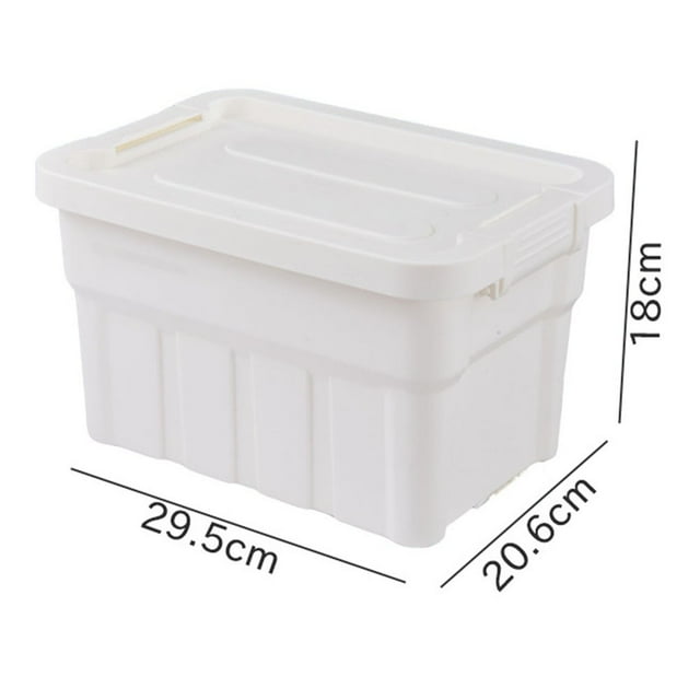 Versatile Stackable Storage Bins with Lids - Perfect for Home & Outdoor Use!