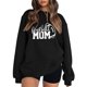 thumbnail image 1 of Gibobby Sudadera oversize mujer Sudadera sin Botones Sudadera para Mujer(Negro,XG), 1 of 3