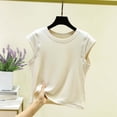 thumbnail image 2 of Posijego Women's Ribbed Tank Tops Crew Neck Basic Undershirts Stretch Slim Summer Tank Shirts for Women, 2 of 5